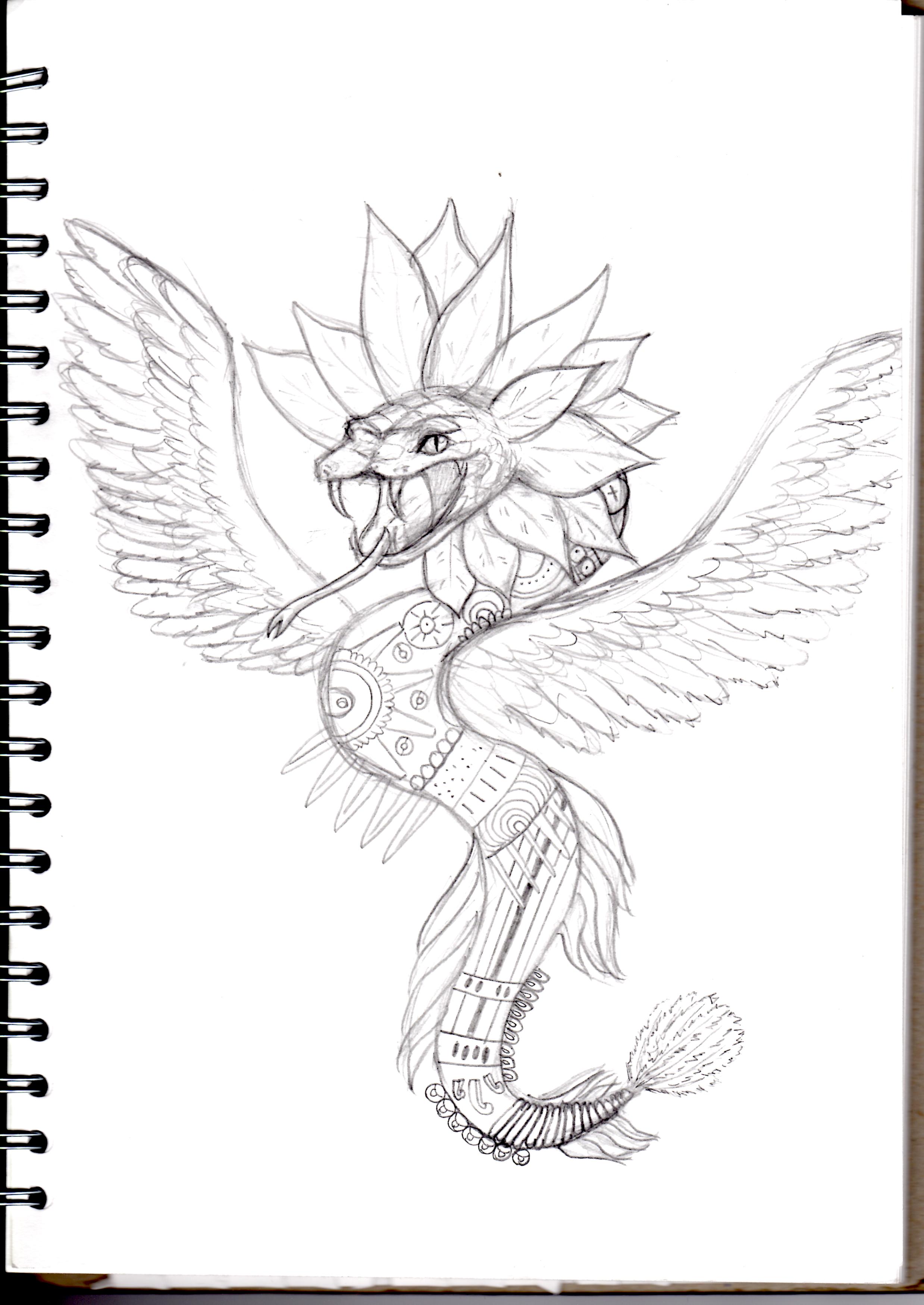 Winged Serpent - by Sammy